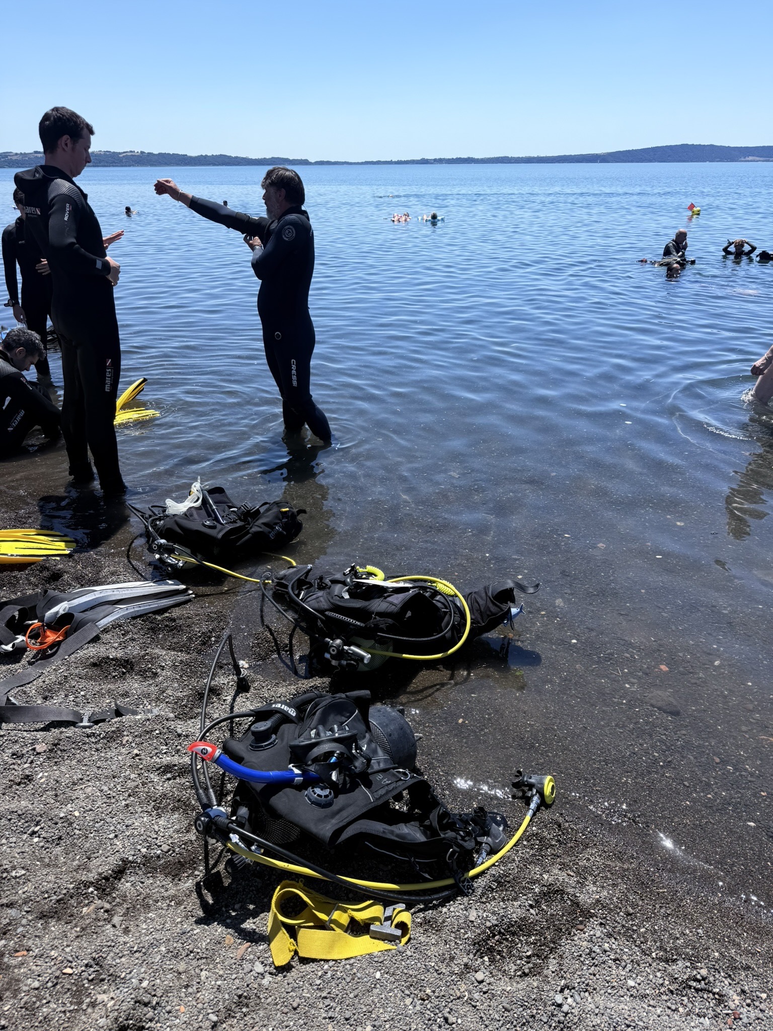 Lago di Trevignano Romano — dive photo